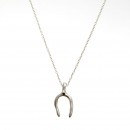 Wishbone Pendant with 16″ necklace