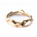 Driftwood 14kt gold ring